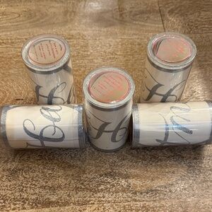 Pottery Barn Silver and Red Holiday Garland Set